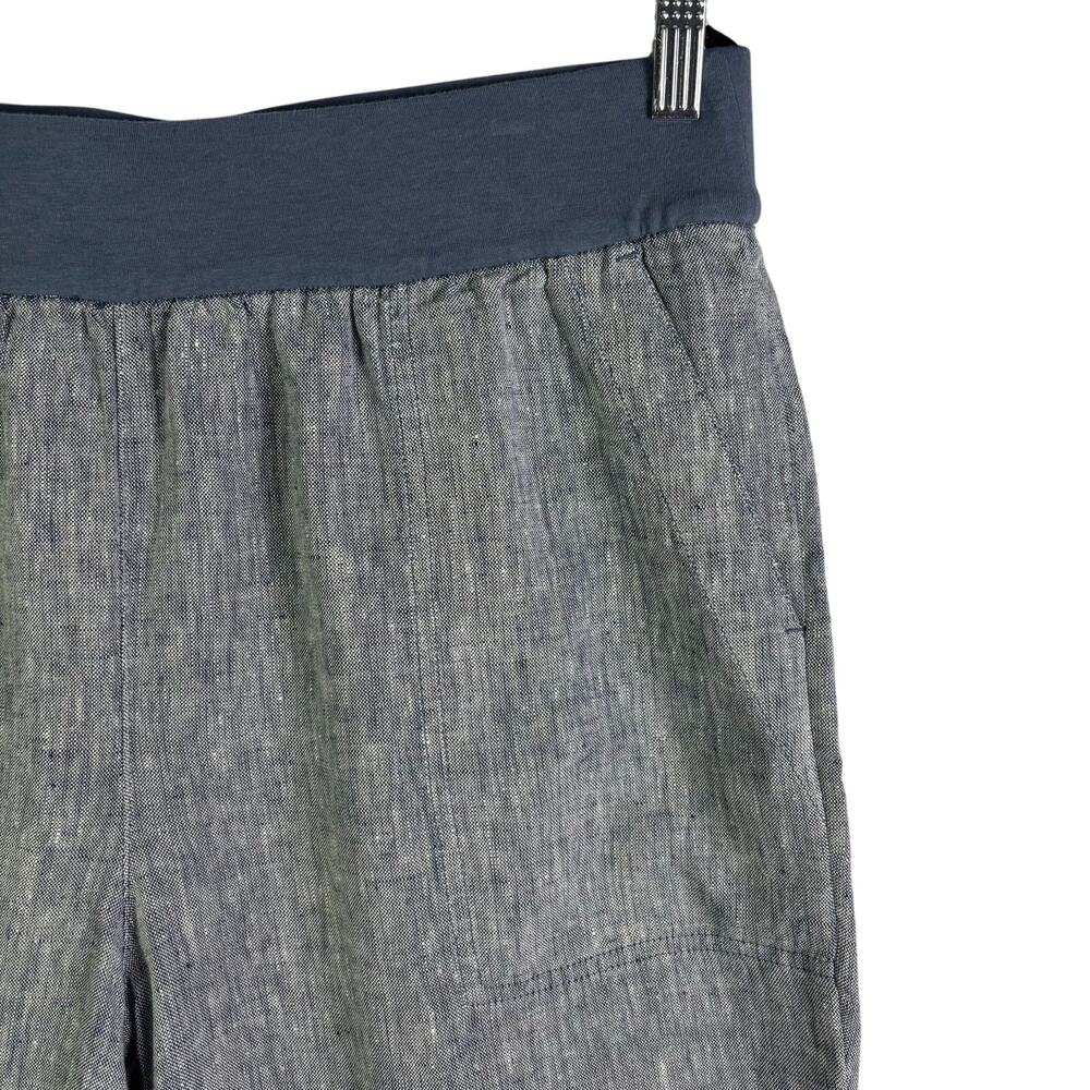 LANDS END Mid Rise Wide Legged Linen Pants Womens Size 16 - Picture 3 of 9